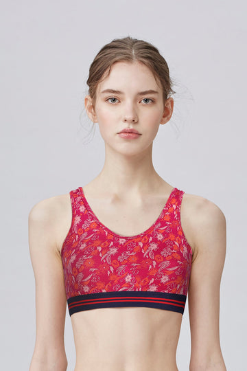 BLS - Alizee Non Wired And Non Padded Cotton Crop Top